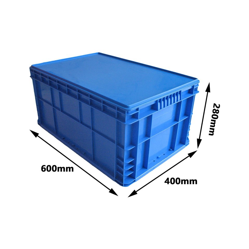 Standard EU Size Blue Plastic Transport Box suppliers